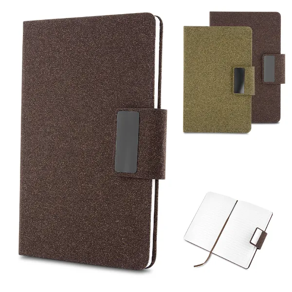 RD 8100440-Caderno Personalizado produzido com fibra de café ou chá 21 x 14 cm RD 8100440-Caderno Personalizado produzido com fibra de café ou chá 21 x 14 cm
